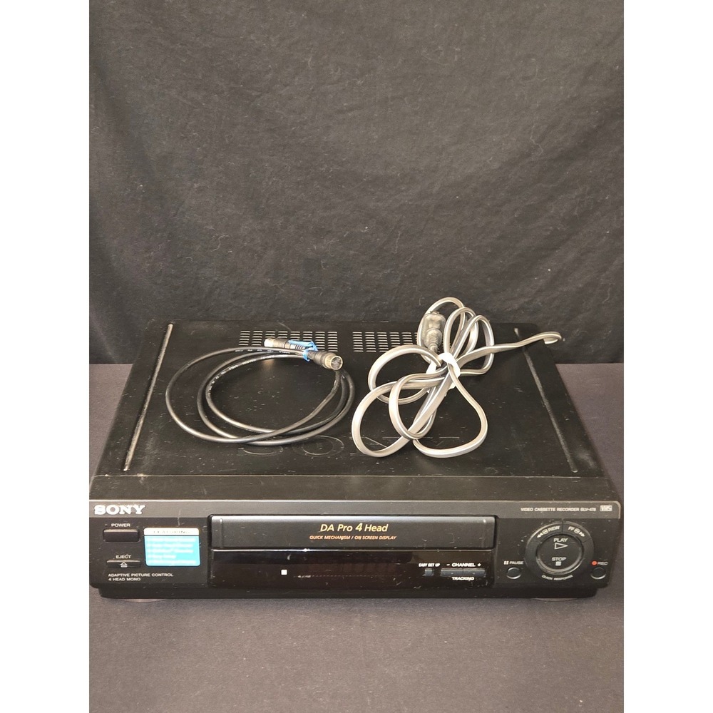 Sony SLV478 DA Pro4 Head VHS Video Cassette Recorder Player NO Cables PARTS ONLY